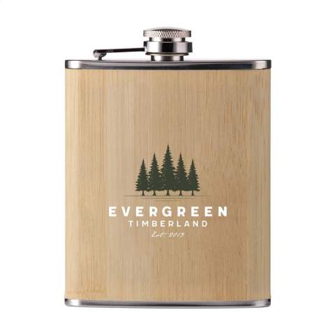 Hipflask Bamboo 200 ml gourde - FDS Promotions