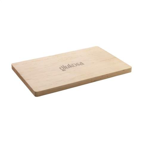 WoW! Chopping board made from alder wood sourced in the EU. Made from one piece of wood, without glue. This board has a generous size and can also be used as a serving board. Ideal for chopping and presenting food. Alder wood has an even structure. The light yellow and red tones and subtle, dense knots that are occasionally present, give this wood a unique character. Made in Croatia.
