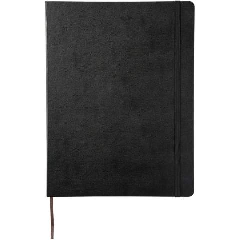 Unser extragroßes Classic Moleskine Notizbuch hat die bekannten runden Ecken und den festen Einband. Mit elastischem Verschluss und Lesezeichenband. Erweiterbare Innentasche auf der Innenseite des hinteren Einbands. Enthält 192 Seiten liniertes elfenbeinfarbenes Papier