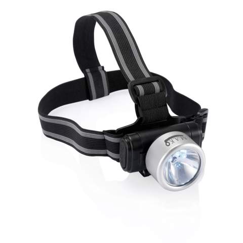 Kopflampe mit 3 LED und 1 Kryptonbirne mit 2 Funktionen und elastischem Kopfband und Aluminiumring. Batterien inklusive.<br /><br />Lightsource: LED<br />LightsourceQty: 3