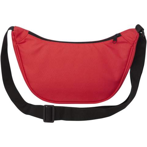 Trendy and water-repellent fanny pack made of recycled polyester. It features a decent sized main compartment with a zipped pocket inside to safely store everyday gadgets and valuable belongings. With its adjustable high quality shoulder straps, the Byron fanny pack is a perfect bag for everyday use with a minimal ecological footprint. PVC free. 