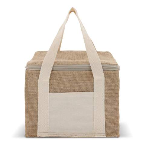 Ce sac isotherme carré en liège et coton est idéal pour conserver vos articles au froid. La poignée de transport permet d'emporter facilement le sac avec vous.