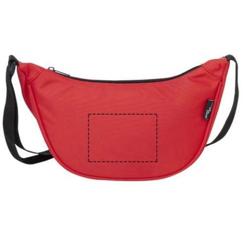 Trendy and water-repellent fanny pack made of recycled polyester. It features a decent sized main compartment with a zipped pocket inside to safely store everyday gadgets and valuable belongings. With its adjustable high quality shoulder straps, the Byron fanny pack is a perfect bag for everyday use with a minimal ecological footprint. PVC free. 