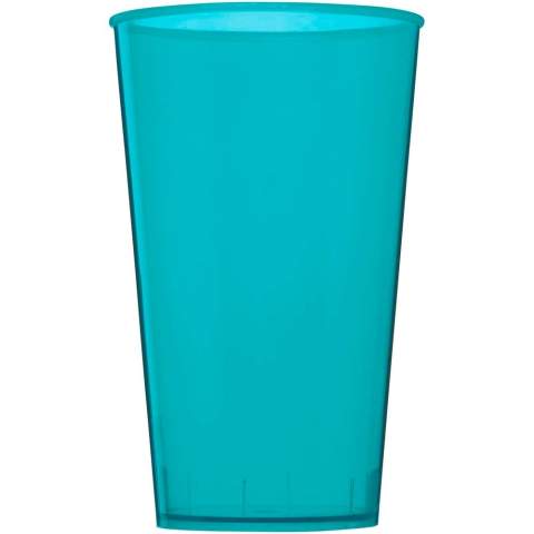 Gobelet en plastique avec paroi simple. Un choix abordable pour gobelets réutilisables. Capacité de 375 ml. Fabriqué au Royaume Uni.