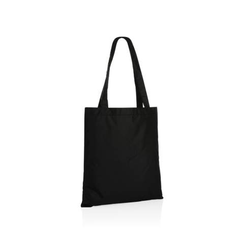 No greenwashing, but telling a true story about sustainability! This Impact 190T RPET tote bag is made with AWARE™ tracer. With AWARE™, the use of genuine recycled fabric materials and water reduction impact claims are guaranteed, by using the AWARE disruptive physical tracer and blockchain technology. Save water and use genuine recycled fabrics. With the focus on water 2% of proceeds of each Impact product sold will be donated to Water.org. The 190T RPET polyester tote bag is super lightweight to take anywhere on the go. This bag has reused 3 PET bottles (500ml). Water savings are based on figures when compared to conventional fibre. This calculated indication is based on reliable LCA data as published by Textile Exchange in their Material Snapshots 2016.<br /><br />PVC free: true