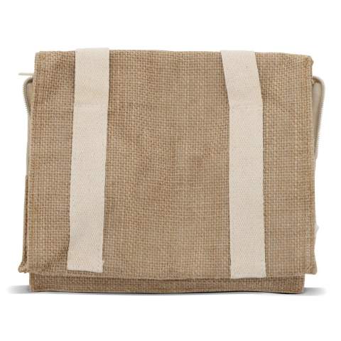 Ce sac isotherme carré en liège et coton est idéal pour conserver vos articles au froid. La poignée de transport permet d'emporter facilement le sac avec vous.
