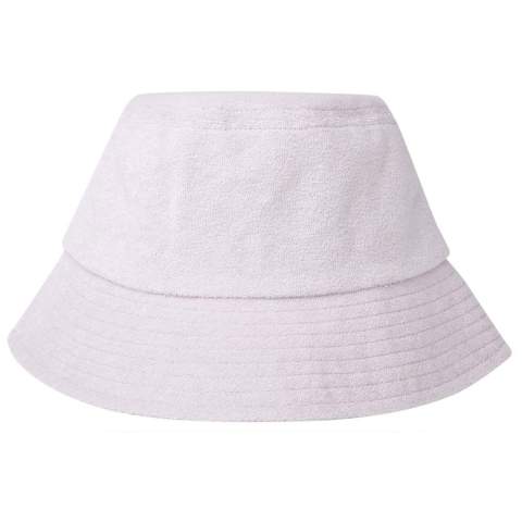 Stay cool and comfortable with the Melo GRS certified recycled terry sun hat, a must-have for sunny days. Made from soft and absorbent 230 g/m2 terry fabric with a head circumference of 58 cm, it offers a relaxed fit and breathable feel, perfect for the beach, park, or casual outings. The classic design adds a touch of effortless style while providing lightweight sun protection.