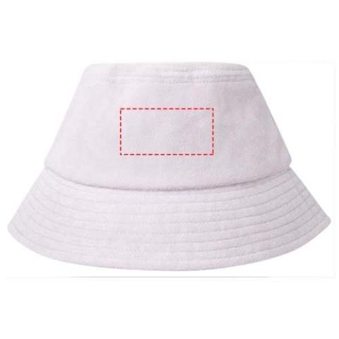 Stay cool and comfortable with the Melo GRS certified recycled terry sun hat, a must-have for sunny days. Made from soft and absorbent 230 g/m2 terry fabric with a head circumference of 58 cm, it offers a relaxed fit and breathable feel, perfect for the beach, park, or casual outings. The classic design adds a touch of effortless style while providing lightweight sun protection.