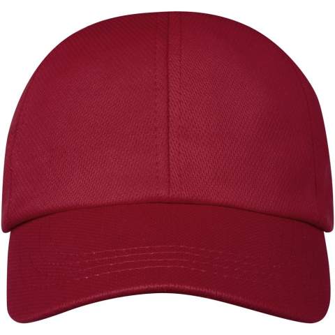 La casquette Cerus 6 panel cool fit est fabriquée en maille avec une finition cool fit, 105 g/m² en polyester. Conçue pour s'adapter confortablement à un tour de tête de 58 cm, la fermeture à boucle métallique permet des ajustements faciles et sûrs.