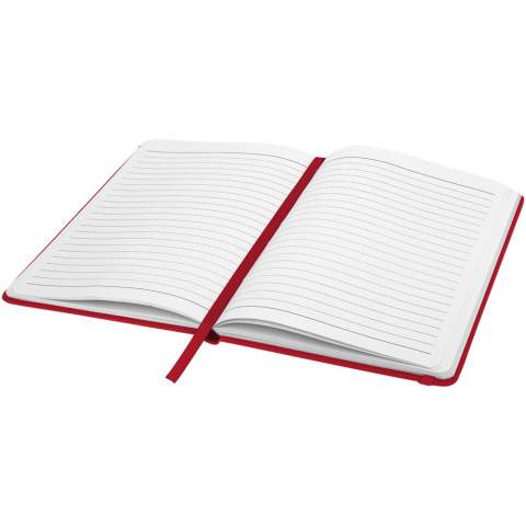 The Spectrum notebook is not only an office essential but also a great opportunity to promote your brand. The cardboard notebook has a soft-feel cover and 96 lined sheets of 60 g/m², ideal for writing down quick ideas or long notes. The A5 size is practical as it fits easily into the average bag.