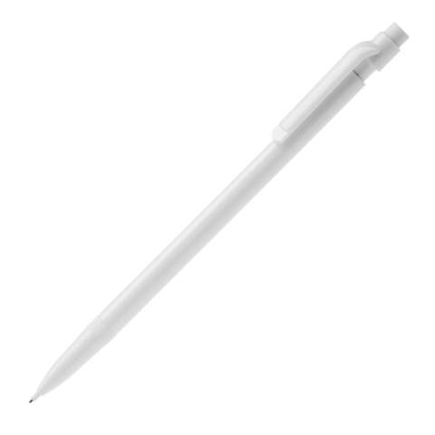 A mechanical propelling pencil (0,7mm) with push mechanism and eraser. Available in multiple colours. Easy to refill.