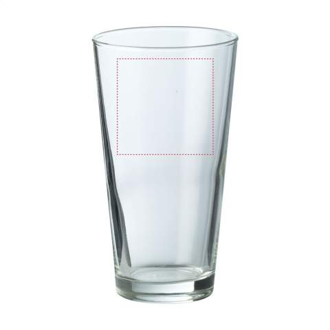 Bierglas met een iconische vorm, in een handzaam formaat. Geschikt voor horeca en verenigingen. Inhoud 340 ml. Made in Europe.