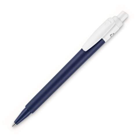 Baron 03 - le célèbre stylo bille recyclé de couleur opaque. Ce stylo fabriqué en Europe est composé à 100% de plastique ABS recyclé. Les couleurs du clip et du poussoir, inspirées de la Nature lui donnent un aspect naturel.