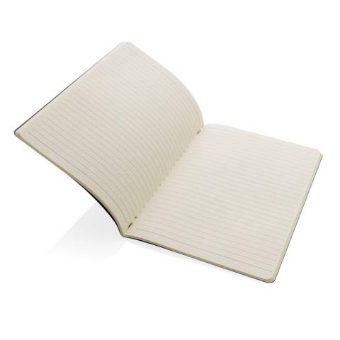 Dieses FSC® Softcover-Notizbuch verfügt über einen FSC-zertifizierten Papiereinband. 46 Blatt/92 Seiten cremefarbenes, liniertes FSC®-zertifiziertes Papier.<br /><br />NotebookFormat: A5<br />NumberOfPages: 92<br />PaperRulingLayout: Linierte Seiten