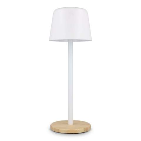 The Solis table lamp is fully dimmable and offers three versatile light modes: cool light, warm light and natural light. With a built-in 1,200 mAh battery, you'll enjoy 6 hours of lighting. Charging is easy and quick via the included USB-C cable, after which the lamp is fully ready for use again in just 3 hours.