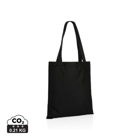 No greenwashing, but telling a true story about sustainability! This Impact 190T RPET tote bag is made with AWARE™ tracer. With AWARE™, the use of genuine recycled fabric materials and water reduction impact claims are guaranteed, by using the AWARE disruptive physical tracer and blockchain technology. Save water and use genuine recycled fabrics. With the focus on water 2% of proceeds of each Impact product sold will be donated to Water.org. The 190T RPET polyester tote bag is super lightweight to take anywhere on the go. This bag has reused 3 PET bottles (500ml). Water savings are based on figures when compared to conventional fibre. This calculated indication is based on reliable LCA data as published by Textile Exchange in their Material Snapshots 2016.<br /><br />PVC free: true
