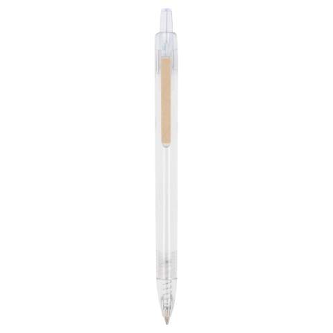 Maak kennis met onze milieuvriendelijke Ballpen Ocean Bound Paper Clip! Gemaakt van gerecycled Oceanbound plastic, is het een duurzame keuze voor organisatie en het maken van notities. Maak samen met ons een positieve impact op ons milieu.
