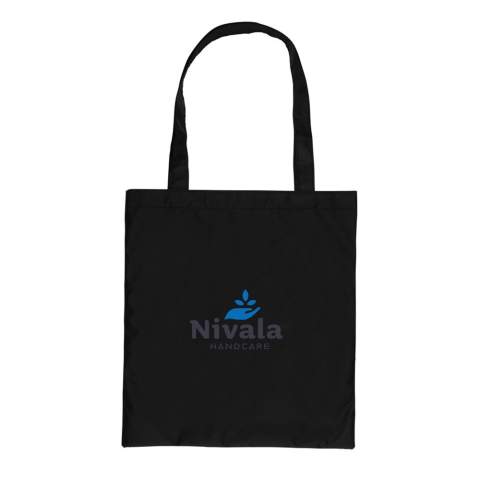 No greenwashing, but telling a true story about sustainability! This Impact 190T RPET tote bag is made with AWARE™ tracer. With AWARE™, the use of genuine recycled fabric materials and water reduction impact claims are guaranteed, by using the AWARE disruptive physical tracer and blockchain technology. Save water and use genuine recycled fabrics. With the focus on water 2% of proceeds of each Impact product sold will be donated to Water.org. The 190T RPET polyester tote bag is super lightweight to take anywhere on the go. This bag has reused 3 PET bottles (500ml). Water savings are based on figures when compared to conventional fibre. This calculated indication is based on reliable LCA data as published by Textile Exchange in their Material Snapshots 2016.<br /><br />PVC free: true