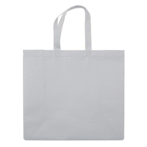 Non Woven Tasche in verschiedenen Farben. Matt laminiert. Die Griffe sind aus Non-Woven-Material gefertigt. Ideal für Lebensmitteleinkäufe oder einen Tag am Strand. Auch für Geschäftskonferenzen geeignet.