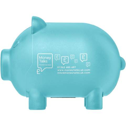 Budget-freundliches Sparschwein – ein praktisches Werbegeschenk.