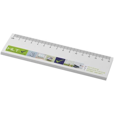 Sticky-Mate® sticky notes with self-adhesive 80 g/m2 recycled paper. These sticky notes feature a printed 15 cm ruler on each page, perfect for quick measurements and note-taking. Available in 2 sizes (25/50 sheets).