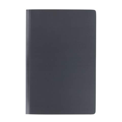 This Impact collection stone paper notebook is made of tree-free paper! Stone paper consists mainly of mineral powder (80%) bound with (20%) of non-toxic HDPE (a clean plastic). Zero water or bleach is used during production, which is the case during the production of traditional wood pulp paper. Traditional wood pulp paper uses around 2770 litres of water and around 18 trees. This beautiful A5 stone paper notebook uses zero! Soft to the touch and velvety paper for ultra-smooth writing. 60 sheets/120 pages of 58 gm/m2 white coloured lined stone paper. The cover is also made entirely of stone paper to save water. With the focus on water, 2% of proceeds of each sold Impact product will be donated to Water.org. This stonepaper notebook has saved 1 litre of water.<br /><br />NotebookFormat: A5<br />NumberOfPages: 128<br />PaperRulingLayout: Lined pages