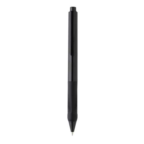 Stylo à bille rétractable en plastique avec grip en silicone pour un confort d’écriture. Encre bleue Dokumental® de fabrication allemande pour +/- 1200m d’écriture et bille en carbure de tungstène assurant une écriture régulière.