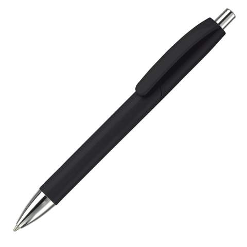 Stylo bille plastique Toppoint design, avec cartouche encre bleue Jumbo jumbo, pointe métal et bouton poussoir. Existe en différentes couleurs. Marquage en tampographie ou en sérigraphie. Audit BSCI. Tous nos produits sont testés et certifiés, et répondent  aux normes sociales. 