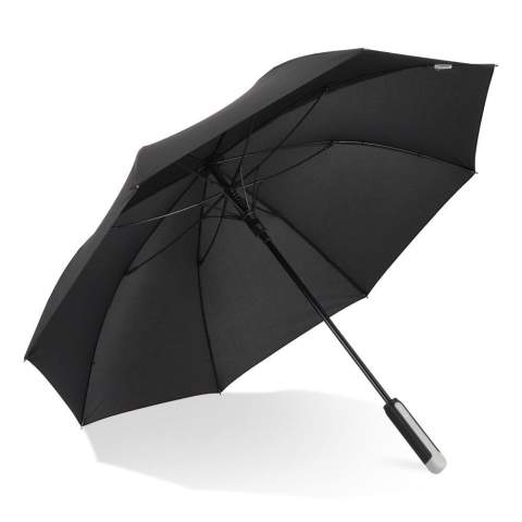 Ce parapluie à manche de 23 pouces est doté d'une poignée ergonomique unique au design carré et aux bords arrondis, ce qui facilite sa prise en main. Il est doté d'une fonction d'ouverture automatique pour plus de commodité et d'une armature en fibre de verre durable, garantissant une performance fiable par temps de pluie.
