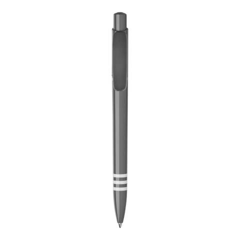 The Tropic Colour ball pen in hardcolour has a large imprint space on both, clip, and barrel. With a coloured barrel, pusher, and clip. The barrel has three white coloured rings. Includes a pusher mechanism and a blue writing Jumbo refill. The pen is made of ABS plastic and is made in Europe. From orders of 5.000 pieces, you can choose your own colour combination.