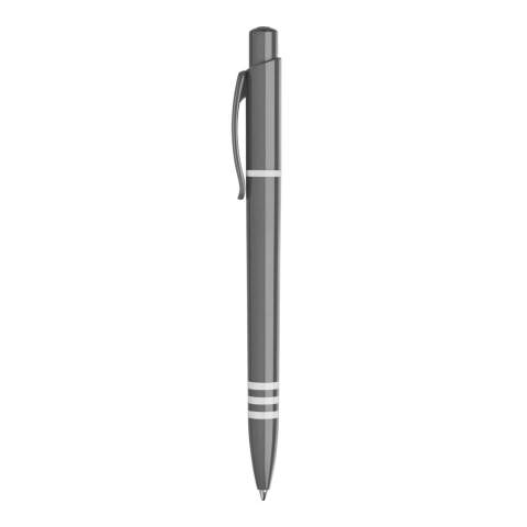 The Tropic Colour ball pen in hardcolour has a large imprint space on both, clip, and barrel. With a coloured barrel, pusher, and clip. The barrel has three white coloured rings. Includes a pusher mechanism and a blue writing Jumbo refill. The pen is made of ABS plastic and is made in Europe. From orders of 5.000 pieces, you can choose your own colour combination.