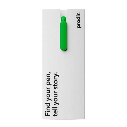 L'étui durable PS0 de Prodir transforme le don d'un stylo en cadeau. Valorisez le message de votre marque avec un étui écologique.