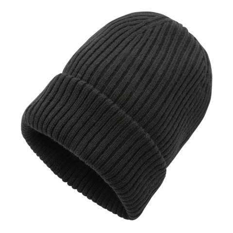 Diese klassische, doppellagige Beanie sorgt für einen lässigen Look, der Sie an kalten Tagen warm hält. Die Mütze enthält Polylana®; eine umweltfreundliche Alternative zu 100% Acrylfaser, die weniger Energie und Wasser verbraucht. Mit dem AWARE™ Tracer, der die echte Verwendung von recycelten Materialien validiert. 2% des Erlöses jedes verkauften Impact-Produkts werden an Water.org gespendet. Zusammensetzung: 30% recyceltes Polyester, 30% Polyester, 40% Acryl. One size fits all.