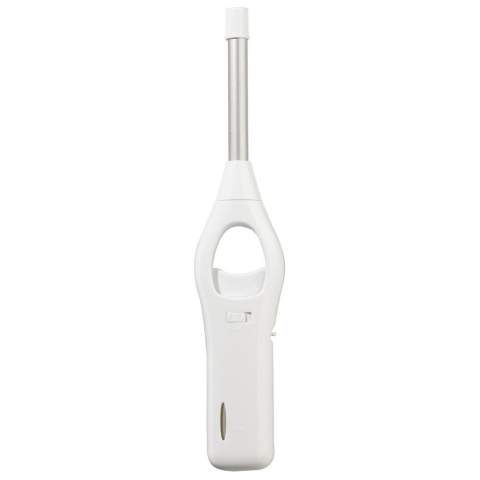 Allume barbecue avec allonge métal et corps en plastique. Très large surface de marquage. Briquet avec sécurité enfants.