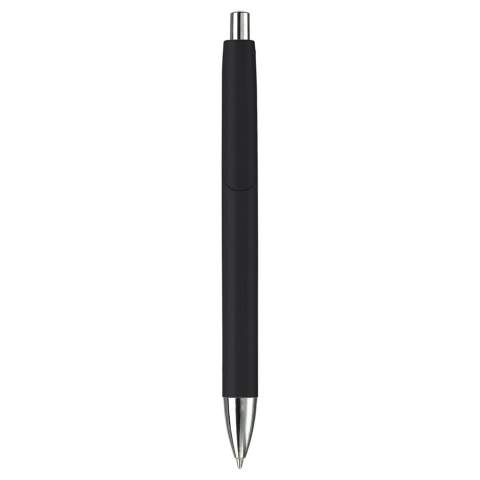 Stylo bille plastique Toppoint design, avec cartouche encre bleue Jumbo jumbo, pointe métal et bouton poussoir. Existe en différentes couleurs. Marquage en tampographie ou en sérigraphie. Audit BSCI. Tous nos produits sont testés et certifiés, et répondent  aux normes sociales. 