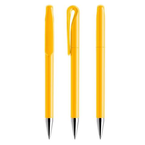 With its slender body and beautifully designed cap that dynamically forms into the elegant clip, it is a design classic amongst ballpoint pens. Colour cap dot as personalization option.
