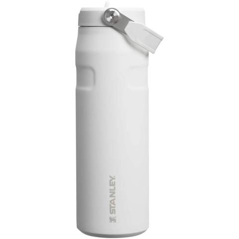 The 700 ml IceFlow™ 2.0 water bottle features advanced AeroLight™ technology, making it 33% lighter than standard stainless-steel bottles. Its featherweight spun-steel insulation keeps your water ice-cold for hours, making it ideal for workouts or daily hydration. The folding handle allows for easy carrying, perfect for grabbing on the way to a yoga class. The flip straw lid features a larger opening and a built-in straw for quicker hydration—just flip it open to sip and snap it shut when you’re done. The spout can be removed for a deeper clean, ensuring fresh-tasting water every time.