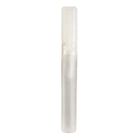 Vaporisateur de 8mL , avec solution nettoyante pour les mains à base d'alcool (62%). Il existe en une multitude de couleurs. Tous nos produits cosmetiques sont enregistrés chez CPNP Bruxelles. 