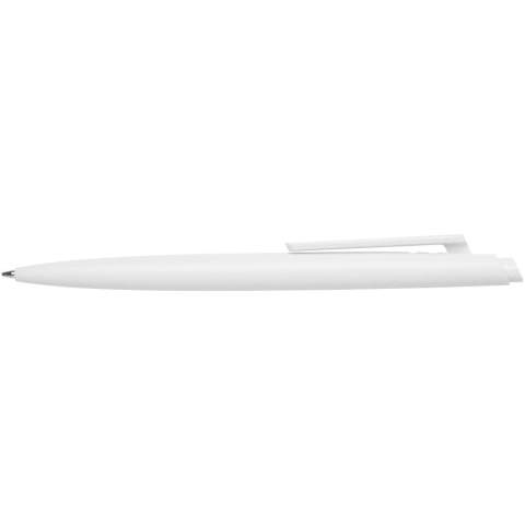 The Ipe ballpoint pen features a minimalist design composed of just four parts: barrel, clip, spring, and refill—making it lightweight and easy to use. Made from RCS certified recycled plastic, reducing the need for virgin materials. Ink colour: Blue. Writing length: 800 meters. Nib size: 1.0 mm.