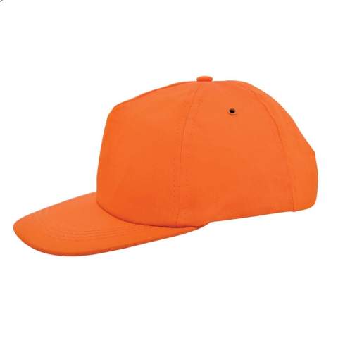 Die Promo Cap aus 100 % Baumwolle mit flachem Stirn ist ein toller
Werbeträger! Denn diese praktische Cap mit fünf Panelen ist preiswert und
vielseitig mit viel Platz für Ihr Logo, was mit einem Transferdruck aufgedruckt werden kann! Klingt nach einem guten Deal, oder?