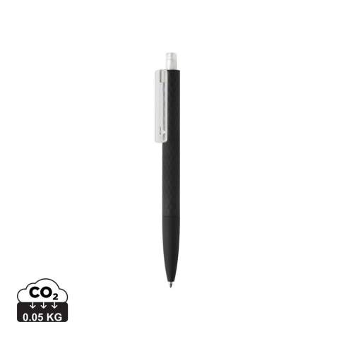 Einzigartiger Stift der durch seinen Diamantschliff besticht. Smooth-Touch Finish für besonderen Schreibkomfort. 1200m blauschreibende deutsche Dokumental® Mine mit TC-Ball für ein sanftes Schreiben.
