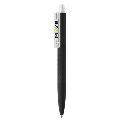 Einzigartiger Stift der durch seinen Diamantschliff besticht. Smooth-Touch Finish für besonderen Schreibkomfort. 1200m blauschreibende deutsche Dokumental® Mine mit TC-Ball für ein sanftes Schreiben.