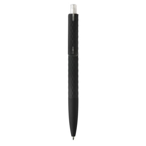 Einzigartiger Stift der durch seinen Diamantschliff besticht. Smooth-Touch Finish für besonderen Schreibkomfort. 1200m blauschreibende deutsche Dokumental® Mine mit TC-Ball für ein sanftes Schreiben.