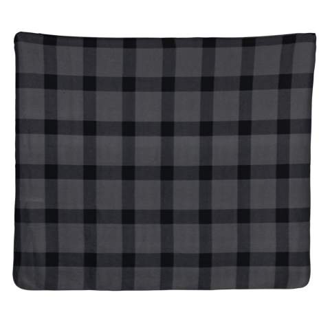 Diese ultraweiche Decke passt einfach in jedes kuschelige Heim. Die Decke aus 180gr/m² Doppel-Fleece-Material mit dekorativem Karodruck hat die Maße 127x152cm.
