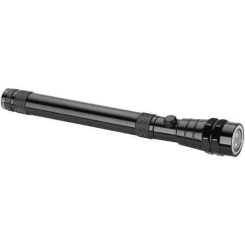 Outil avec antenne télescopique magnétique et lampe pour trouver de petits objets/pièces métalliques dans des endroits difficiles d'accès ou sombres. Présentation dans un coffret cadeau STAC.