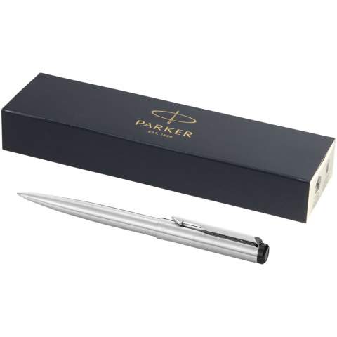Simple, essential and reliable, Vector is special with its adaptability and inherent quality. Incl. Parker gift box. Delivered with one ballpoint refill. Exclusive design.