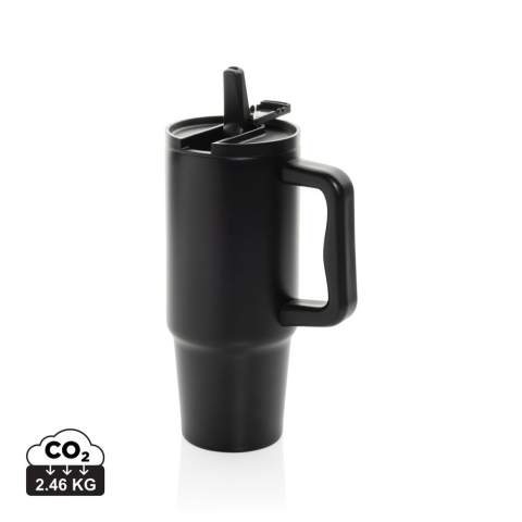 Dieser 900ml-Becher mit schlankem Boden, der so in die meisten Getränkehalter passt, und einen komfortablen Griff für einfachen Transport bietet, ist die perfekte Balance zwischen Fassungsvermögen und Komfort. Ob Sie einen anstrengenden Arbeitstag hinter sich haben oder einen Wochenendausflug planen, Embrace hält Ihr Getränk dank seiner doppelwandigen, vakuumisolierten Konstruktion stundenlang auf der richtigen Temperatur. Er ist aus strapazierfähigem recyceltem Edelstahl gefertigt und verfügt über einen vollständig auslaufsicheren Schraubdeckel mit sicherem Klappverschluss – ein Strohhalm ist nicht erforderlich. Einfach greifen, trinken und los geht's. RCS-zertifiziert für eine transparente und zertifizierte Lieferkette von recycelten Materialien. Gesamtanteil an recyceltem Material: 68% bezogen auf das Gesamtgewicht des Artikels. BPA-frei. Nur Handwäsche.<br /><br />HoursCold: 15