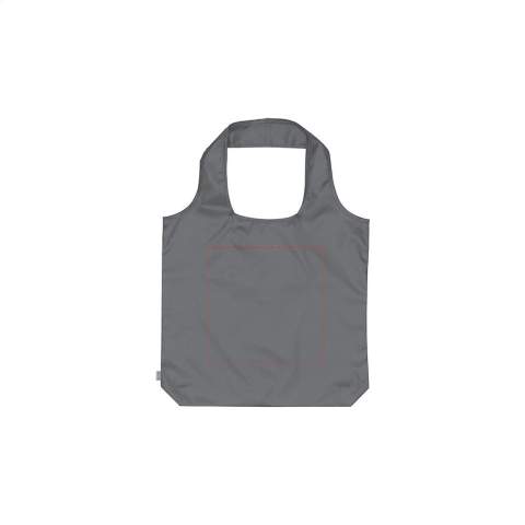 WoW! Royale, opvouwbare winkeltas met dubbele handgreep van 190T RPET polyester. Snel op te vouwen in de pouch aan de binnenzijde van de tas en gemakkelijk mee te nemen. GRS-gecertificeerd. Totaal gerecycled materiaal: 95%. Inhoud ca. 10 liter.  Afm. uitgevouwen 42 x 8 x 45 cm.