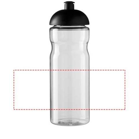 Single-wall sport bottle with ergonomic design. Bottle is made from recyclable PET material. Features a spill-proof lid with push-pull spout. Volume capacity is 650 ml. Mix and match colours to create your perfect bottle. Contact customer service for additional colour options. Made in the UK. Packed in a home-compostable bag. BPA-free.
