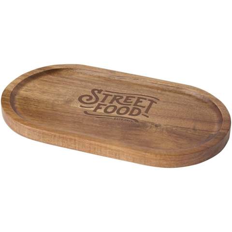 Elevate your serving experience with this beautifully crafted tray made from premium acacia wood. Featuring a rich, natural grain and sturdy construction, it’s both functional and stylish, perfect for serving drinks, snacks, or appetizers. Lightweight yet durable, it’s an ideal choice for everyday use or special occasions.